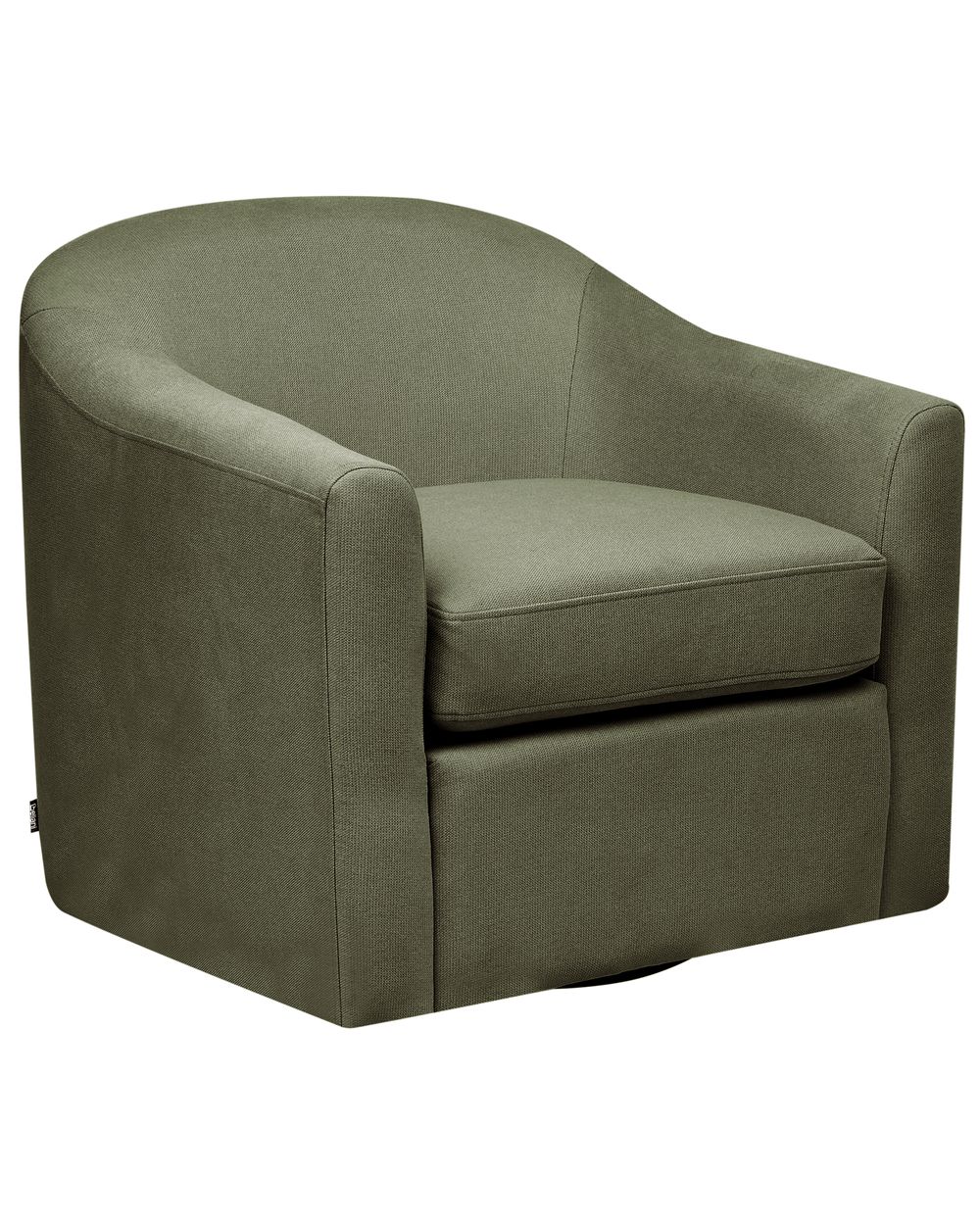 Swivel Armchair MAGNOR Fabric Dark Green