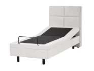 Adjustable Bed Fabric VICEROY 80 x 200 cm (EU Small Single) Light Beige_1044464