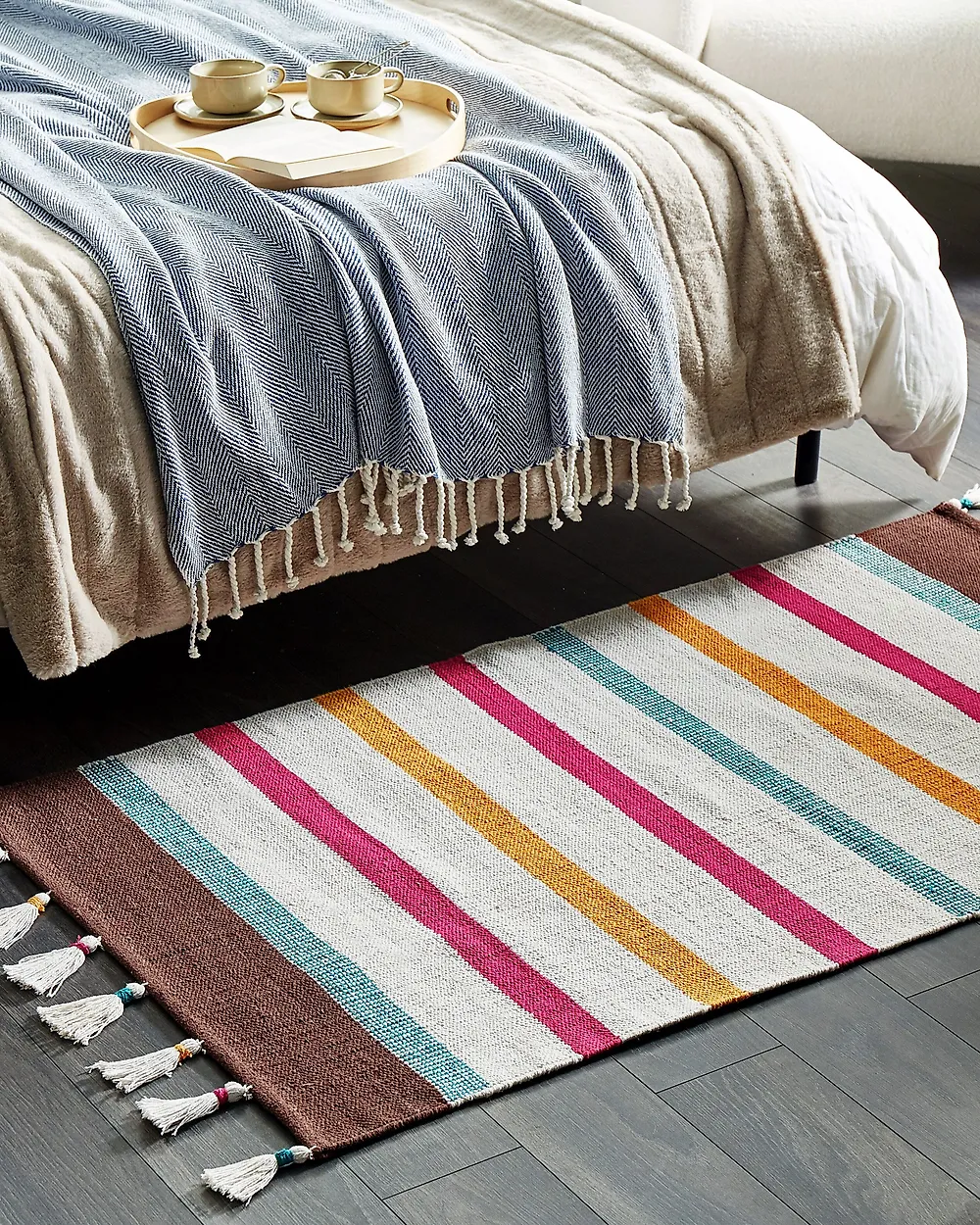 Rug HISARLI Multicolour 80 x 150 cm Cotton_1179061