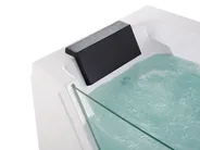 Corner Hot Tub with LED SAMANA 1740 x 790 mm White_559571