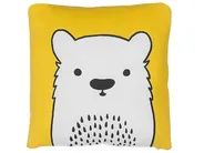 Koristetyynysetti 2 kpl WARANASI Puuvilla 45 x 45 cm Keltainen_801113