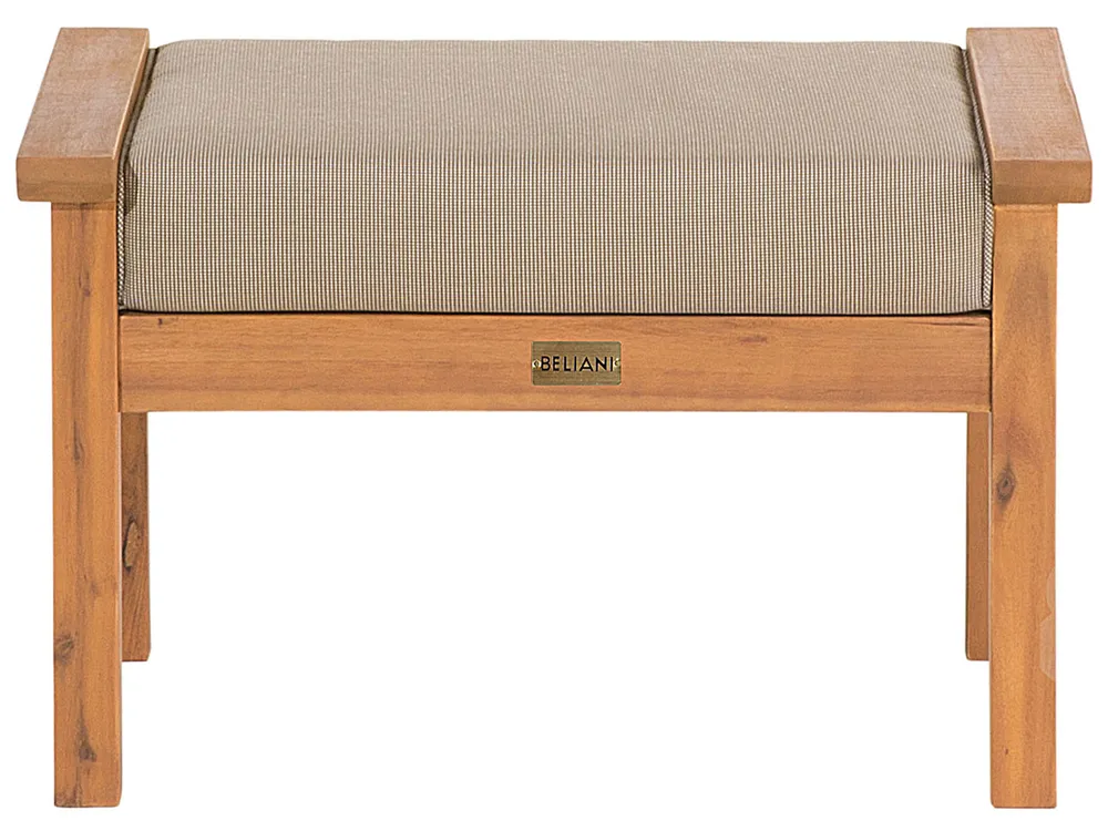 Garden Lounge Set with Table 4 Seater MANILA Certified Acacia Wood Light Brown_803064