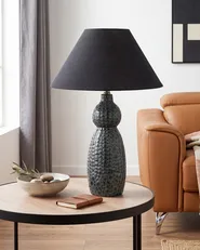 Table Lamp MATINA Ceramic Black_849294