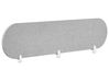 Työpöydän väliseinä SPARKY 180 x 40 cm Vaaleanharmaa