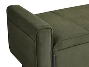 Upholstered Storage Bench LEWES Fabric Green_1043673