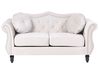 Sofa 2 Seater SKIEN Velvet Light Beige