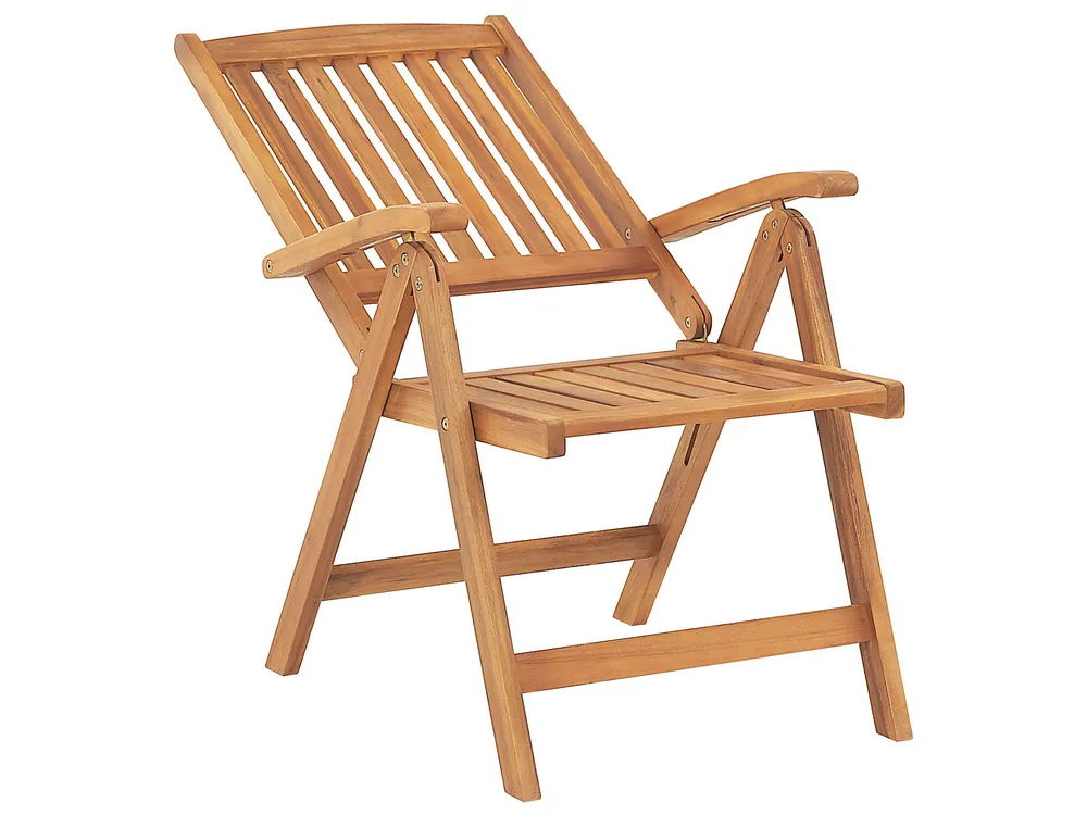 Garden Dining Set 6 Seater JAVA Acacia Wood Light Brown_802470