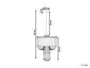 Chandelier ADORN Metal Transparent_946444