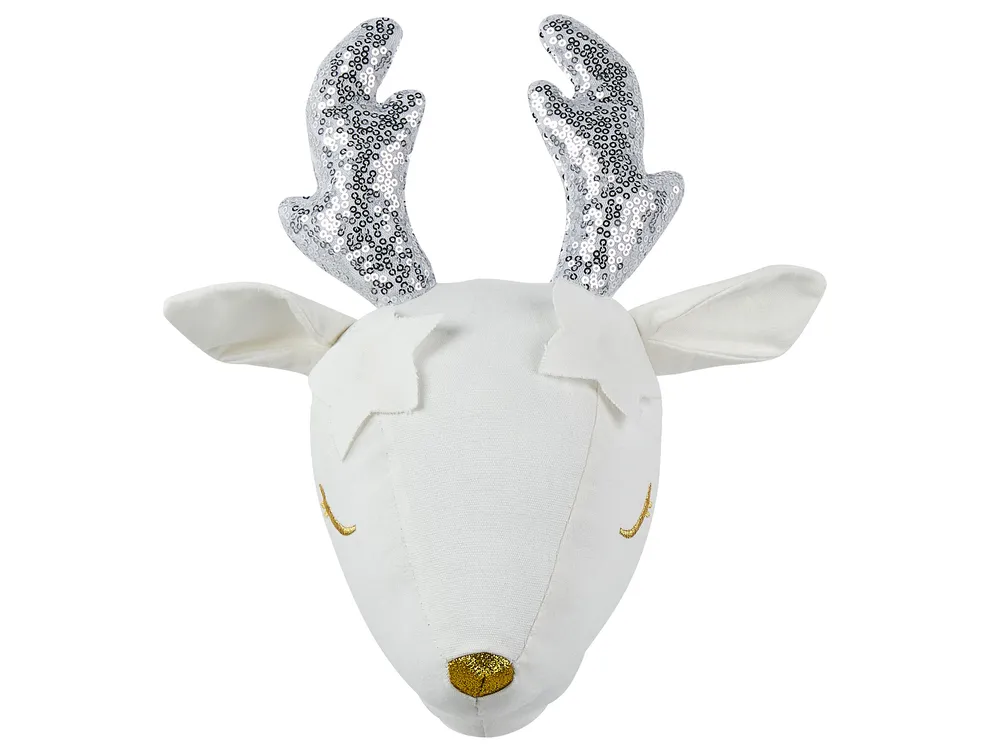 Kids Wall Decor Roe Deer SUZY Cotton 29 cm White