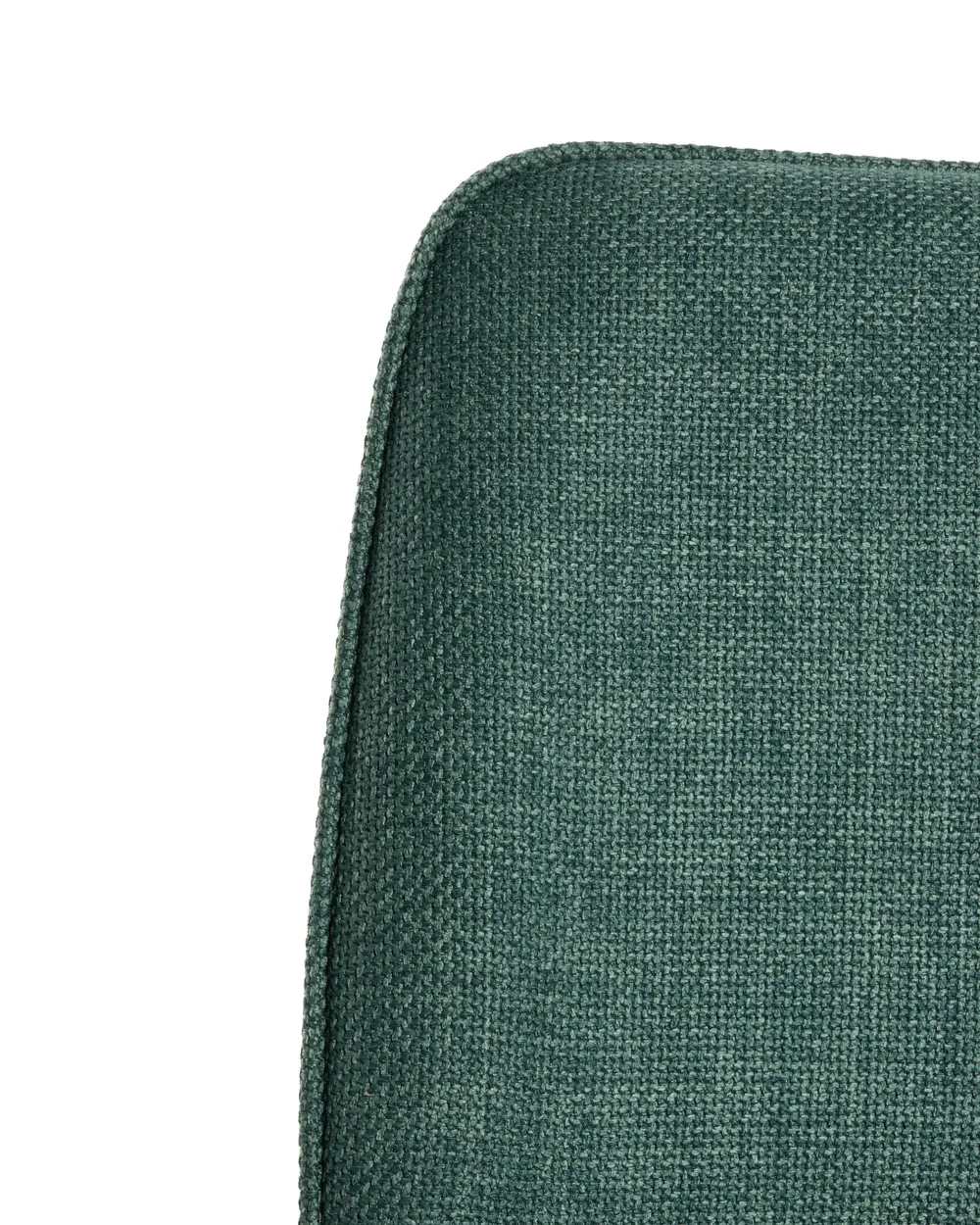 Office Chair CASTILE Faux Linen Dark Green_1072525