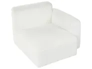 Modular Corner Sofa 3 Seater HEDE Boucle White Right Hand_1091893