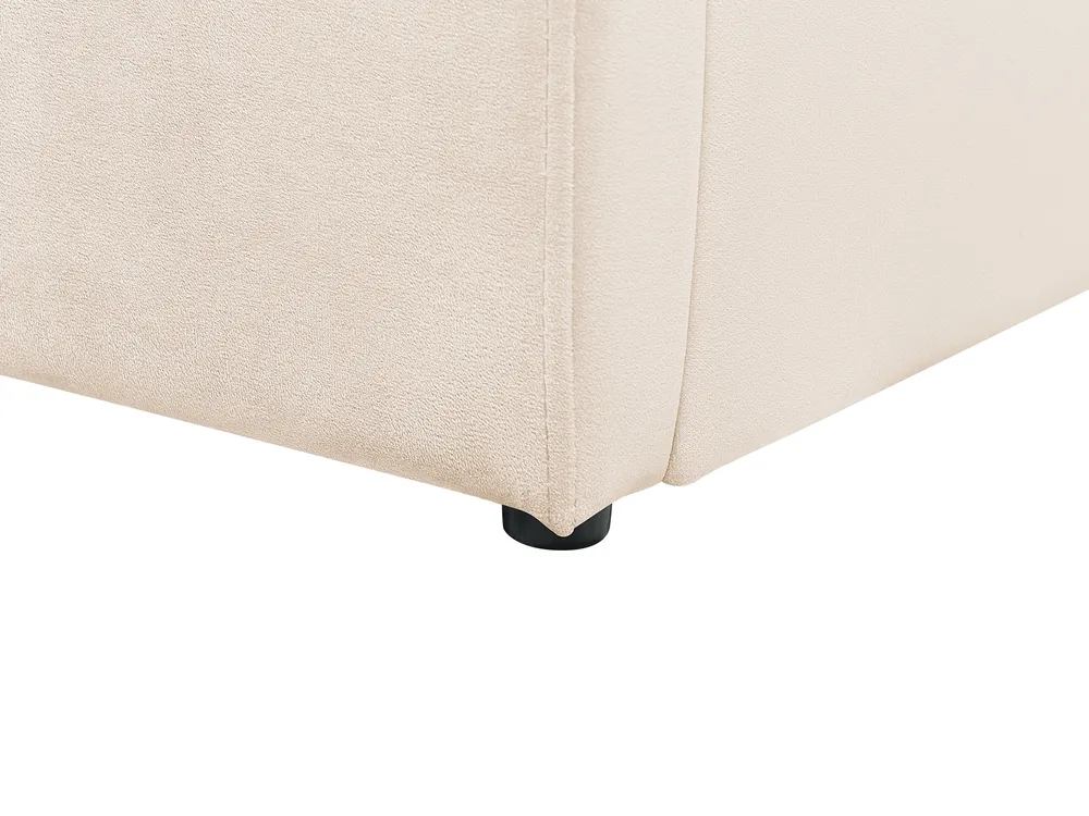 Lastensänky säilytystilalla ANET Sametti Beige 90 x 200 cm_876952