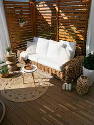 Matto AHLAT Beige ø 120 cm Juutti_824821