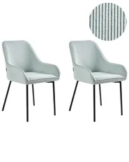 Set med 2 matstolar LOVERNA Manchester Mintgrön_1083089