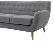 Sofa 3 Seater MOTALA Fabric Light Grey_259625