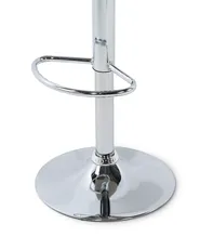 Set med 2 barstolar VALETTA Vridbar Konstläder Ljusbeige_782075