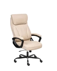 Kontorsfåtölj PROUD Konstläder Beige_998529