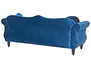 Sofa 3 Seater SKIEN Velvet Navy Blue_1170501