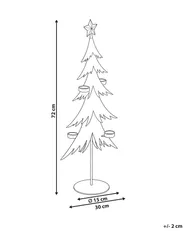 Ljusstake JOUKIO 72 cm Metall Guld_1175766