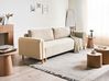 Sovesofa 3-seter KVAM Med oppbevaring Bouclé Lys beige