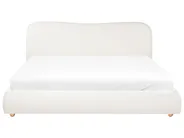 Ottoman Bed BLAGNAC Fabric Off-White 180 x 200 cm (EU Super King)_1073184
