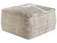 Pouffe LUTZ Cotton Grey_993523