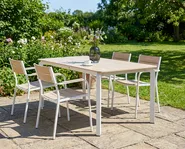 Garden Dining Table FELETTO 180 cm 90 cm Stone Travertine Effect_1038185