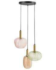 Pendant Lamp NJORO Glass Multicolour_1029318