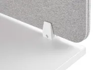 Desk Screen WALLY 120 x 40 cm Light Grey_1068071