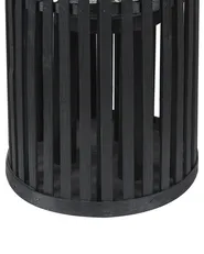 Lantern LUZON 40 cm Willow Wood Black_774421