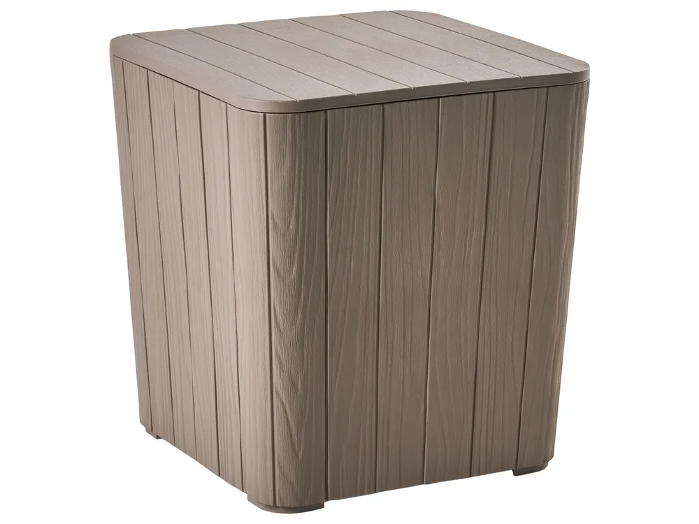 Säilytyslaatikko SARANDI 40 cm 40 cm Ruskeanharmaa_1054140