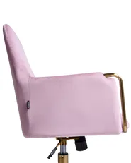 Desk Chair ALTONA Velvet Pastel Pink_1053226