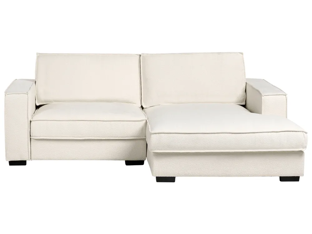 Corner Sofa KOLDING with Ottoman Boucle Light Beige Left Hand_1008327