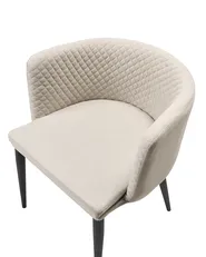 Puutarhatuolisetti 2 kpl LIMASSON Kangas Beige_999761