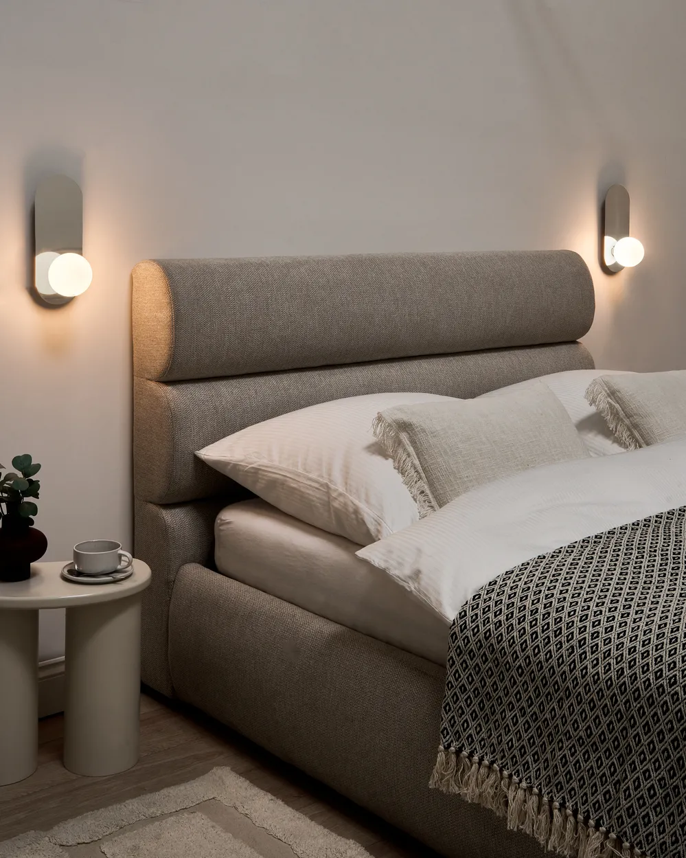 Set of 2 Wall Lamps LEISI Silver