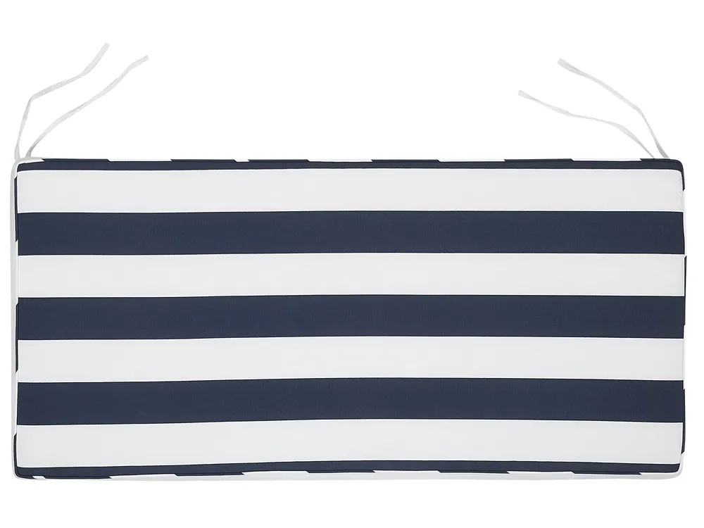 Sittdyna för bänk VIVARA 112 x 54 cm Marinblå_774675
