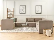 1-Seat Section LEMVIG Corduroy Taupe_876497
