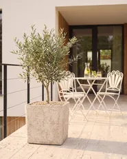 Plant Pot THALASSA 44 cm Light Beige_1087663