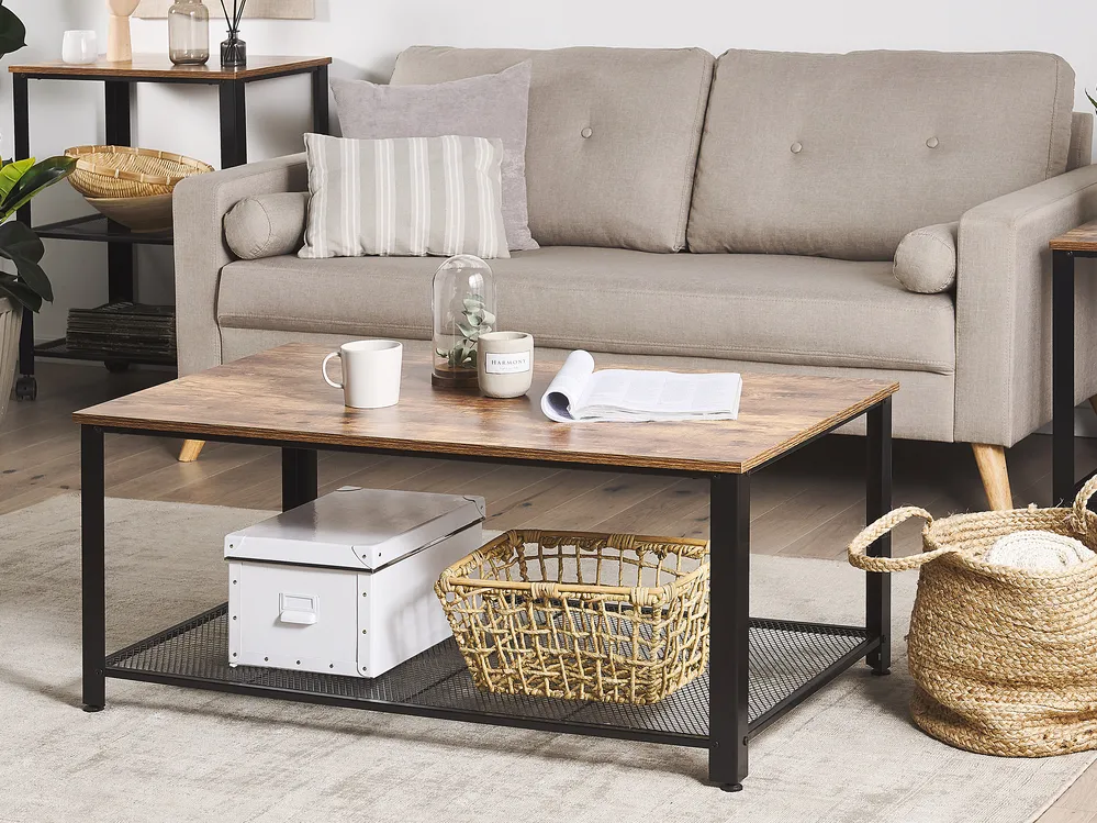 Coffee Table ASTON Brown/ Black