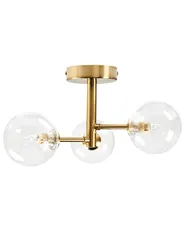 Ceiling Lamp MARICAO Glass Brass_959569