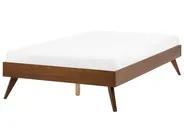 Bed without Headboard BERRIC 120 x 200 cm (EU Small Double) Dark Ash Wood_1113817