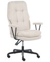 Office Chair MELOCUSH Fabric Off-White