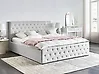 Sänky säilytystilalla AMIENS Kangas Beige 180 x 200 cm