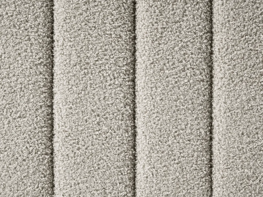 Bed Boucle LUNAN 120 x 200 cm (EU Small Double) Beige_1025652