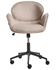 Desk Chair BELMAR Fabric Taupe_1006672