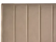 Bed with Storage Drawers LONZAC Velvet Taupe 140 x 200 cm (EU Double)_1014833