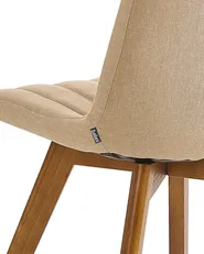 Set of 2 Dining Chairs CALGARY Sand Beige_1032864