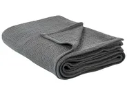 Bedspread RAGALA Cotton 200 x 220 cm Dark Grey_915510