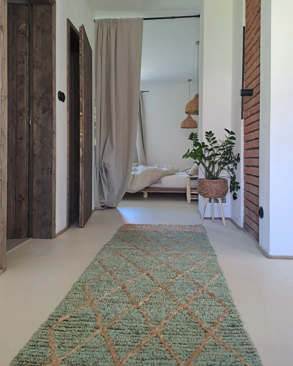 Rug TELLIKAYA Green 80 x 300 cm Jute_921379