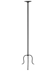 Kynttilänjalka ALMADA 118 cm Metalli Musta_968652